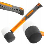 RICHMANN Gumikalapács 115 Fiberglass Nyél Fehér-fekete C2612 (c2612)