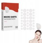  Természetes Bőr- és Arcápoló Tapasz, Hidrokolloid Pattanás Tapaszok, 144 Darab (1 csomag) (nikchaii)