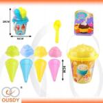  Homokozó játék szett fagylalt alakú vödörrel (OSD92234)