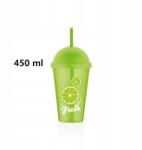 Orion Zöld bögre szívószállal 450 ml frissítő ital (8693395019003)