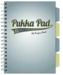Pukka Pad Spirálos Jegyzetfüzet B5 Pukka Pad 100 K. Ezüst Kockás (3112(GY))