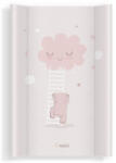 Klups Saltea de infasat bebe cu intaritura 70x47, 5 Klups 435 Walk in the Clouds Pink (00081982) - jucariafavorita Saltea de infasat