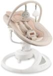 MoMi Balansoar electric pentru bebelusi cu sezut rotativ 360 grade , Momi Pearl - Beige (KR-BULE00039) Sezlong balansoar bebelusi