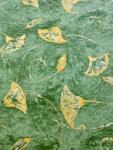 Hiko Fata de masa din bumbac fin, verde cu vascoza, Green Leaf, dimensiuni exacte la comanda (100007427) Fata de masa