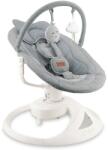 MoMi Balansoar electric pentru bebelusi cu sezut rotativ 360 grade , Momi Pearl - Grey (KR-BULE00040) Sezlong balansoar bebelusi