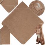 Jollein Kapucnis fürdőlepedő csecsemőknek, újszülötteknek, babáknak, barna Jollein (534-514-00103)