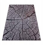 StandHeiz Szőnyeg 160X220 CM Nappali Hálószoba Fatörzs Befőttesüveg Fa Utánzat Barna (58D)