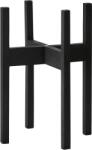 SQUARELY Suport vertical StandON lemn de frasin negru pentru ghiveciul cu sistem de autoudare GrowON (211-2A0)