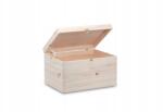 Pinus Fa Doboz Fa Láda Tároló Doboz Tetővel 40x30 (03152.A.C.E)