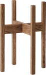 SQUARELY Suport vertical StandON culoarea lemnului de stejar nuanță închisă pentru ghiveciul cu sistem de autoudare GrowON (211-4A0)