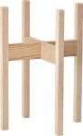SQUARELY Suport vertical StandON frasin natural pentru ghiveciul cu sistem de autoudare GrowON (211-1A0)