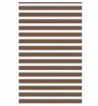 VidaXL Zebra roló barna 140x200 cm poliészter (4014373)