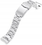  MiLTAT 20 mm-es szíj Seiko Baby MM 200 karórához rozsdamentes acél L-es méret (B08N4KWQ22)
