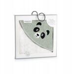 Zwoltex Gyerek kapucnis törölköző 90x90 cm Szürke Panda Ajándék Zwoltex (123)