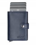 Pularys Hiker pénztárca növényi cserzésű bőrből Nomad sötétkék (211114104)