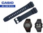 Casio Óraszíj Casio 10365960 AE-1200 AE-1300 F-108 W-216 készülékhez fekete (10365960)