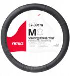 AMiO Bőr autós kormányvédő huzat M 37-39cm SWC-48-M Am