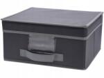 Storage Solutions Textil Fedéllel Ellátott Összecsukható Tárolódoboz 44x33x22 CM többfunkciós ruhákhoz (8719202095852)