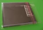  CD tok védőfólia zárható BOPP (szimpla műanyag tokokhoz) - 139 x 150mm + zárófül