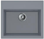 MOFÉM Zenit Gránit egymedencés mosogatótálca szürke 760012801G7 (760012801G7)