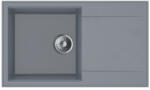 MOFÉM Zenit Gránit egymedencés mosogatótálca csepegtetővel szürke 760012802G7 (760012802G7)