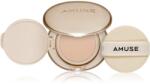 AMUSE Dew Jelly Master Cushion дълготраен грим в гъбичка със средна UV защита цвят 1.5 Natural 15 гр
