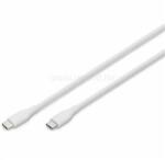 ASSMANN 0.5musb-c To Usb-c Cable White Silicone/60w Power Delivery (digitus_ak-300341-005-w) (digitus_ak-300341-005-w)