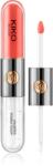 KIKO Unlimited Double Touch hosszantartó folyékony rúzs fénnyel árnyalat 114 Orange Red 6 ml