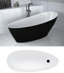 Besco KEYA B&W MATT szabadonálló kád - szerelvenycenter - 863 990 Ft