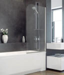 Besco AMBITION-1 1 részes kádparaván clear üveg 75x130