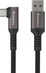 NATEC GENESIS NVC-2220 USB kábel USB 3.2 Gen 1 (3.1 Gen 1) 3 M USB A USB C Fekete, Szürke (NVC-2220)
