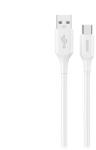 Dudao Cablu de date/incarcare Dudao L2sT, 60W, 1.2m, USB-A - USB-C (Alb)