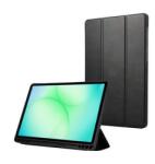 Samsung Galaxy Tab A11 LTE/WIFI Book Cover tok álló bőr hatású TRIFOLD asztali tartó fekete GP-FBX130AEABW (GP-FBX130AEABW)