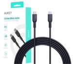 AUKEY CB-SCC241 USB-C Power Delivery PD 240W 5A 20V 1m Nylon Black - Digital/Daten - 1 m USB kábel USB C Fehér (CB-SCC241)