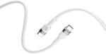 Forever Cablu date/incarcare Forever Flexible, 60W, 2m, USB-C - USB-C (Alb)