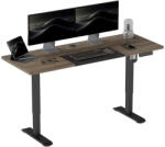 Vinsetto Magasságállítható elektromos íróasztal, túlmelegedés védelemmel, fekete (920-071V90BK)