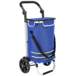 monzana® Bevásárlókocsi 56 l - kék (108232)