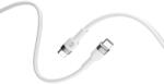 Forever Cablu date/incarcare Forever Flexible, 100W, 2m, USB-C - USB-C (Alb)