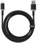 Baseus DURA adatkábel USB - lightning, 200cm (P10377801U01-02) arany-fekete