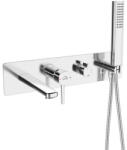 Laveo POLA kádcsap rejtett beépítésre zuhanyszettel, króm