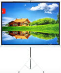 Maclean Energy Ecran de Proiectie 72 Inch cu Suport Trepied, Format 4: 3, Dimensiuni 145x110cm (mc-536)