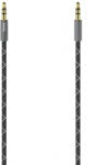 Hama Cablu audio Jack 3.5mm HAMA 205130 1.5m placat aur negru-gri (4047443438539)