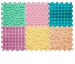 Ortek Масажна подложка Puzzle Mix Pastel 6 елемента (12740)