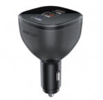ACEFAST B14 szivargyújtós autós töltő, fekete (165W, 5A, 1 x USB-A, 2 x USB-C)