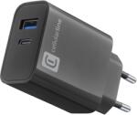 Cellularline Încărcător Cellularline - Multipower PD, USB-A/C, 32W, negru (ACHUSB2PD32WK)