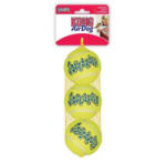 KONG Game Kong Squeakair Tennis Ball Ball Ball Small, 3 bucăți