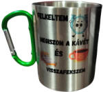  Felkeltem, megiszom a kávém és visszafekszem-ezüst fém bögre