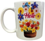  Virág-fehér bögre