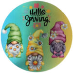  Tavasz-kör hűtőmágnes