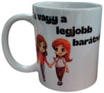  Te vagy a legjobb barátnő-fehér bögre